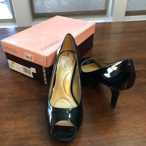 b flexible Black 3.5 inch heel - Picture 3 of 3
